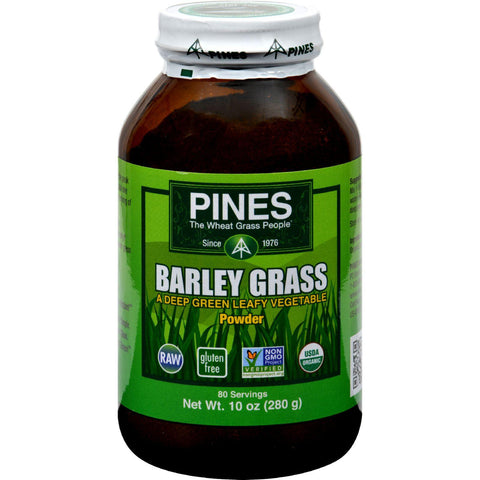 Pines International Barley Grass Powder - 10 Oz