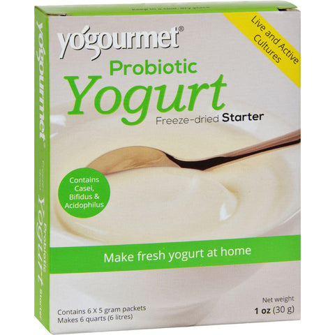 Yogourmet Yogurt Starter With Probiotics - 5 G Each - Pack Of 6