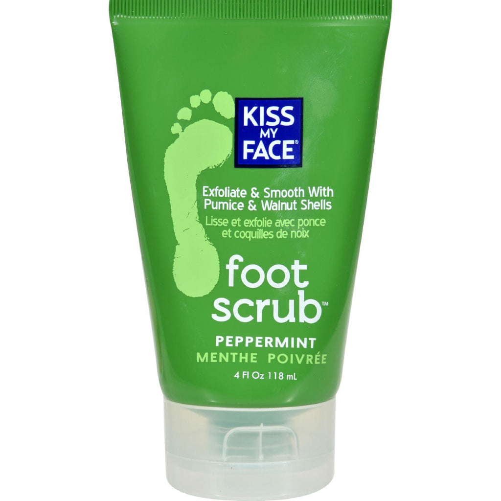 Kiss My Face Foot Scrub Original Peppermint - 4 Fl Oz