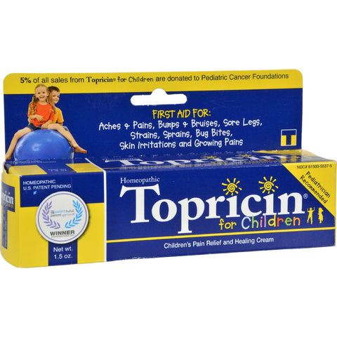 Topricin Junior Pain Relief Cream - 1.5 Oz