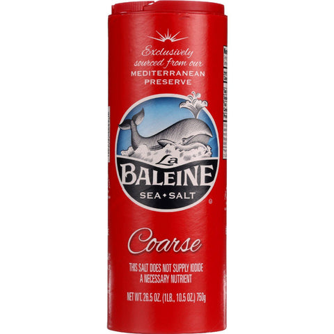 La Baleine Sea Salt Sea Salt - Coarse - 26.5 Oz - Case Of 12