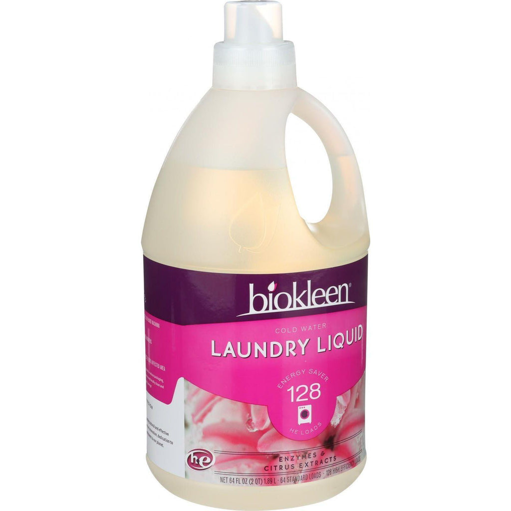 Biokleen Laundry Liquid - Cold Water Formula - 64 Oz