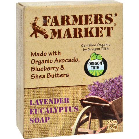 Farmer's Market Natural Bar Soap Lavender Eucalyptus - 5.5 Oz