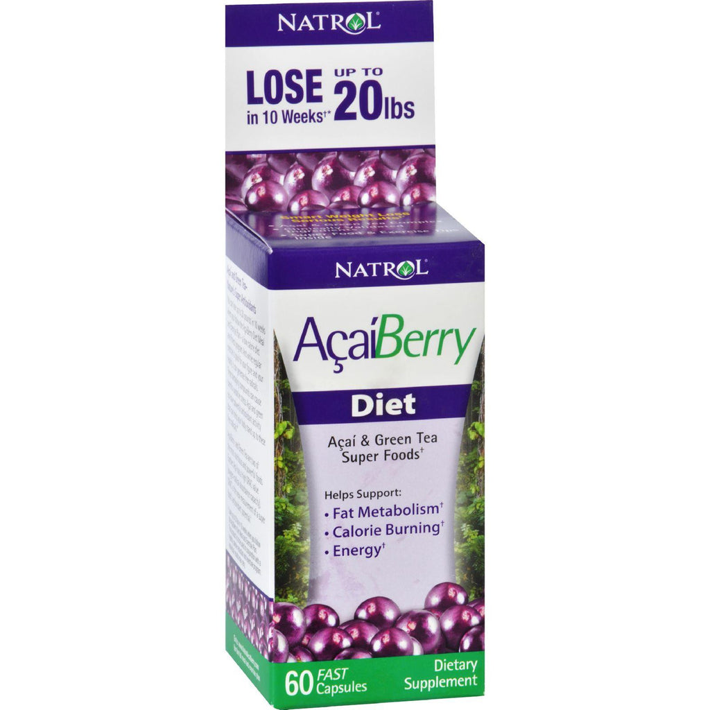 Natrol Acaiberry Diet - 60 Capsules