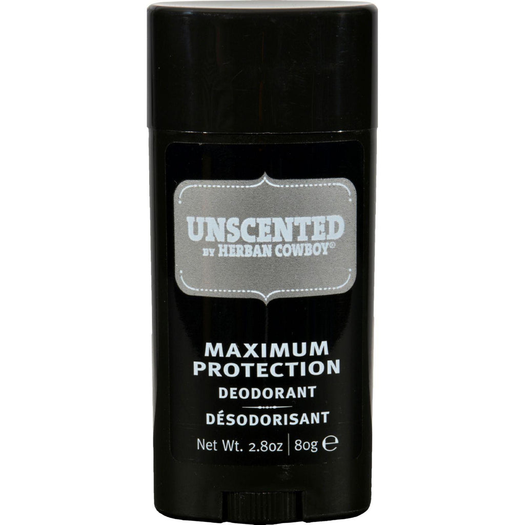Herban Cowboy Deodorant Unscented - 2.8 Oz