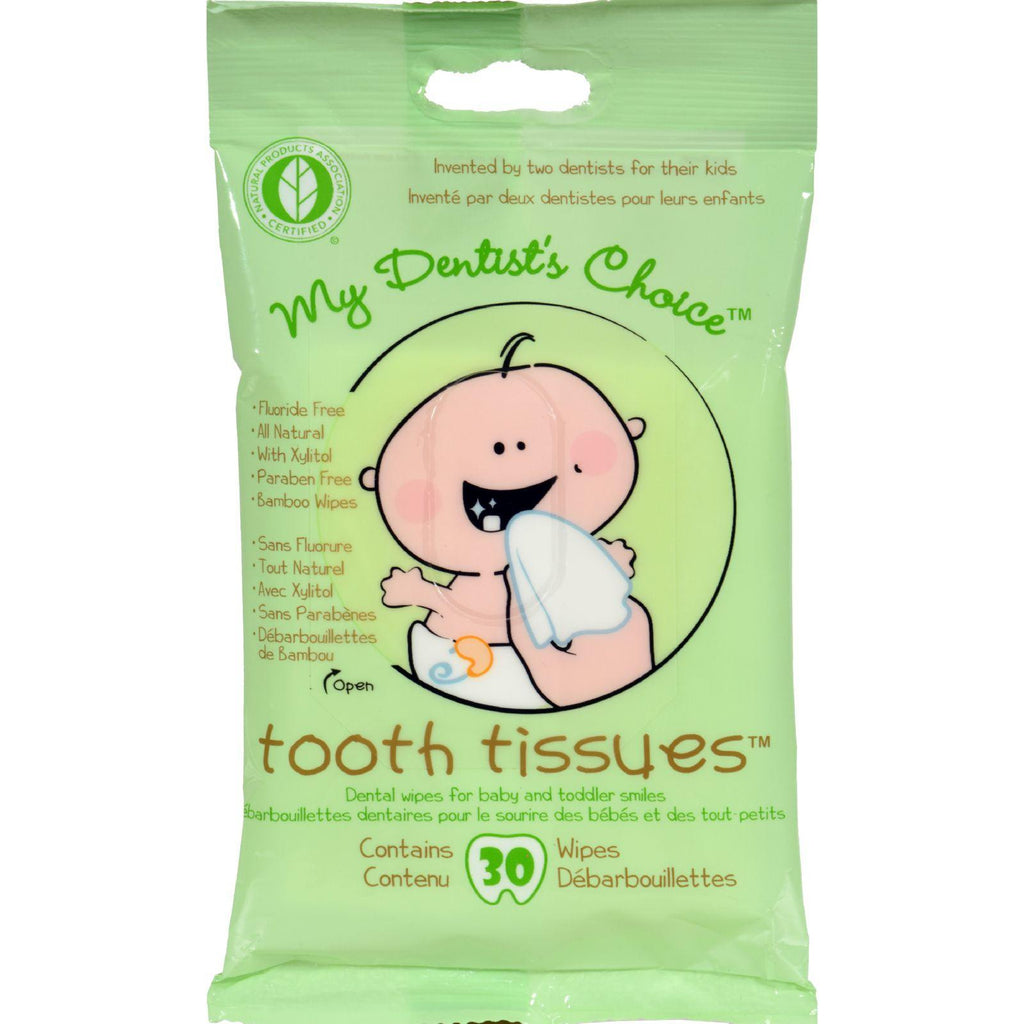 Tooth Tissues Dental Wipes - 30 Wipes