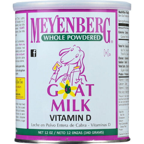 Meyenberg Goat Milk - Powdered - 12 Oz - Case Of 12