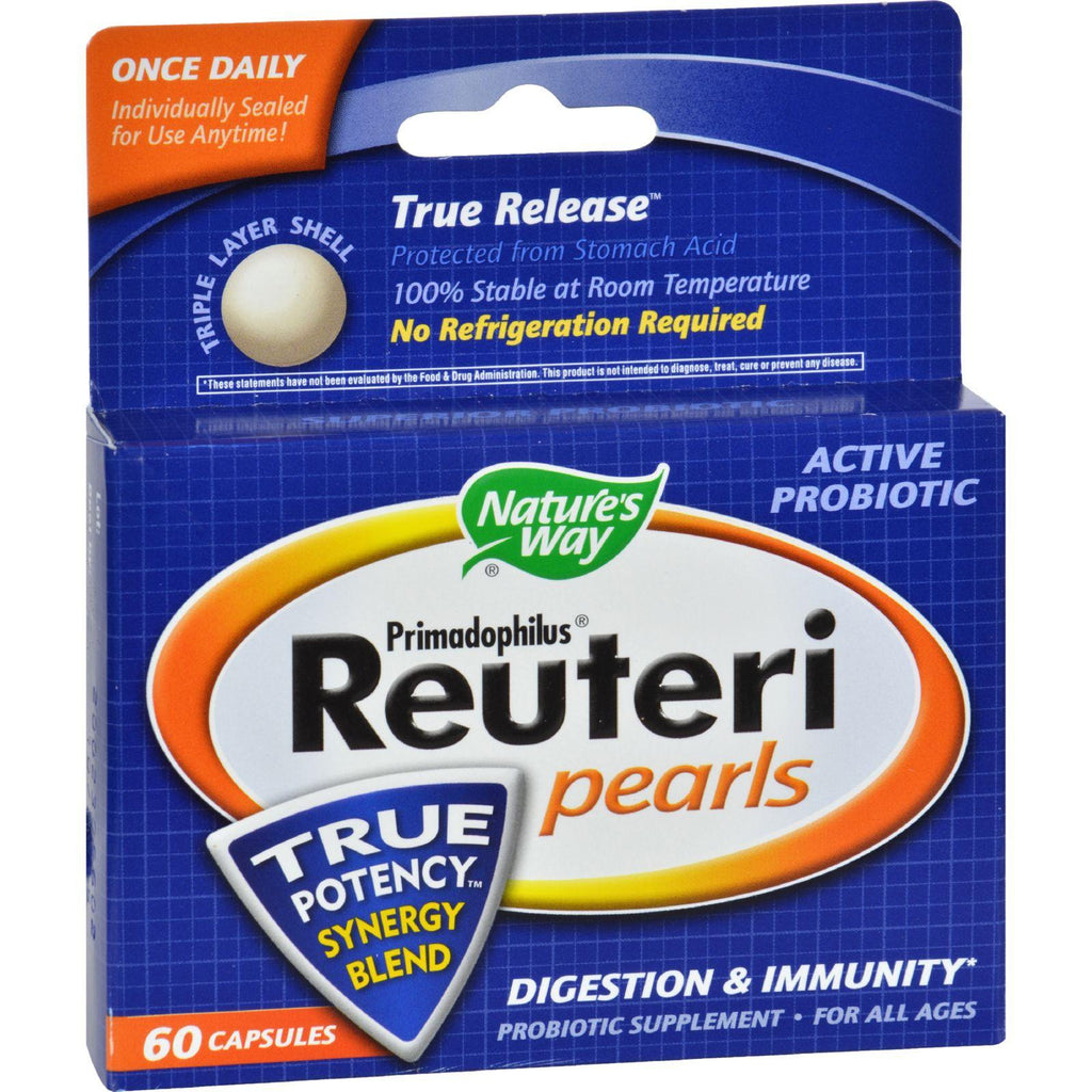 Nature's Way Primadophilus Reuteri Pearls - 60 Pearls