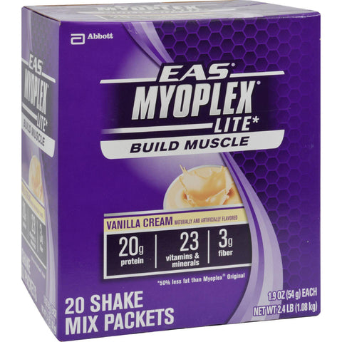 Eas Myoplex Lite Nutrition Shake Vanilla Cream - 20 Packets