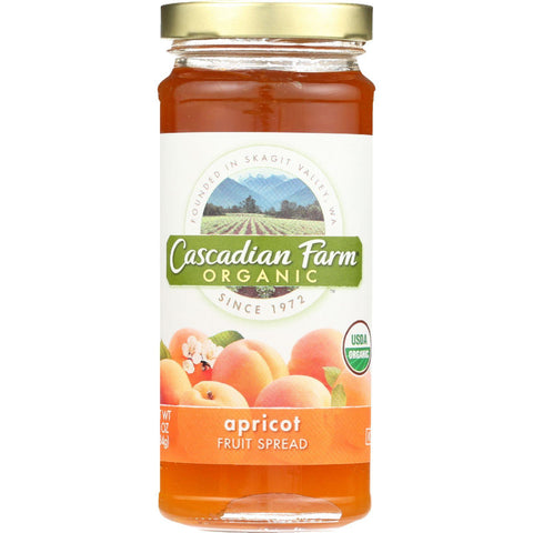 Cascadian Farm Fruit Spread - Organic - Apricot - 10 Oz - Case Of 6