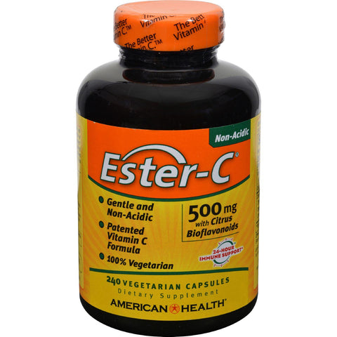 American Health Ester-c With Citrus Bioflavonoids - 500 Mg - 240 Vegetarian Capsules