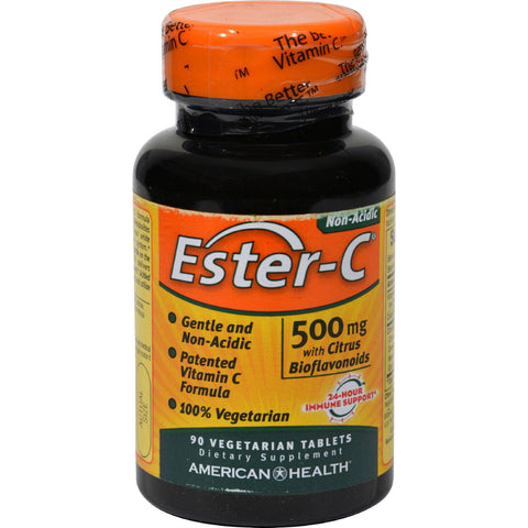American Health Ester-c With Citrus Bioflavonoids - 500 Mg - 90 Vegetarian Tablets