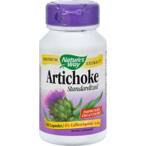 Nature's Way Artichoke Standardized - 60 Capsules