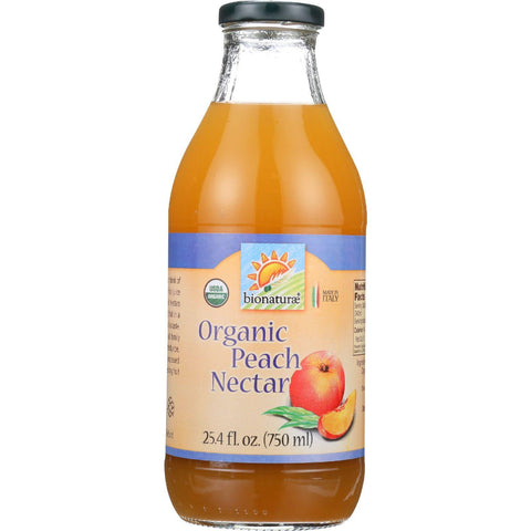 Bionaturae Fruit Nectar - Orangic - Peach - 25.4 Oz - Case Of 6