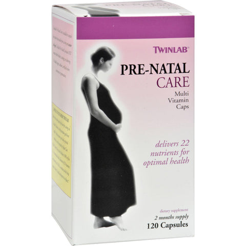 Twinlab Pre-natal Care Multi-vitamin - 120 Capsules