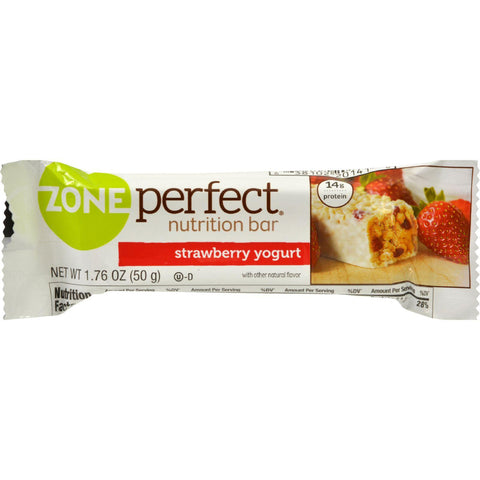 Zone Nutrition Bar - Strawberry Yogurt - Case Of 12 - 1.76 Oz