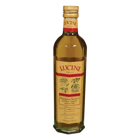 Lucini Italia Organic Extra Virgin Olive Oil - Case Of 6 - 17 Fl Oz.