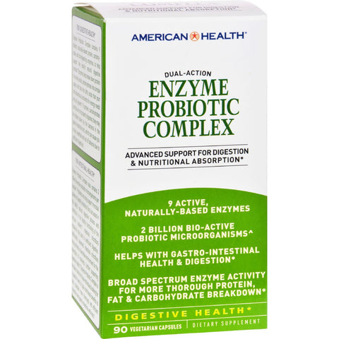 American Health Enzyme Probiotic Complex - 90 Vegetarian Capsules