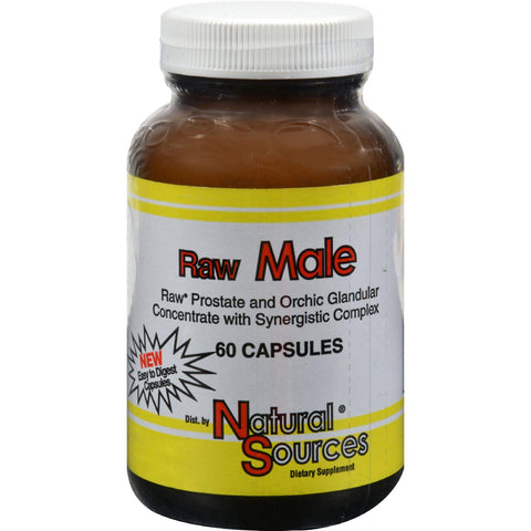 Natural Sources Raw Male - 60 Capsules