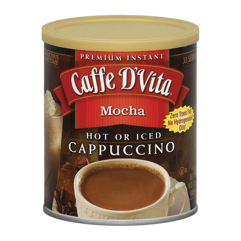 Caffe D'vita Cappuccino - Mocha - Case Of 6 - 16 Oz.