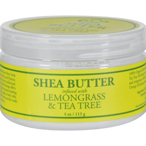 Nubian Heritage Shea Butter Infused With Lemongrass And Tea Tree - 4 Oz