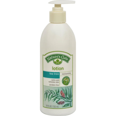 Nature's Gate Mosturizing Lotion Tea Tree - 18 Fl Oz