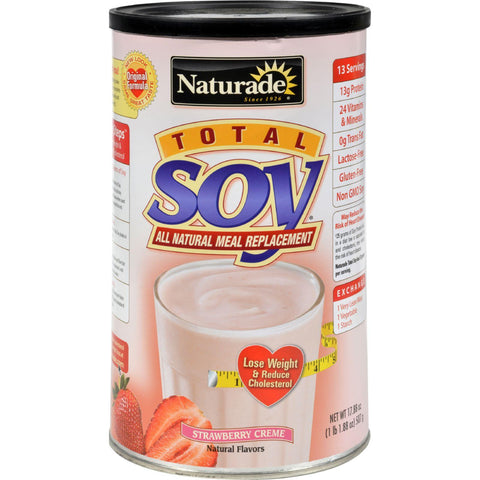 Naturade Total Soy Meal Replacement Strawberry Creme - 17.88 Oz