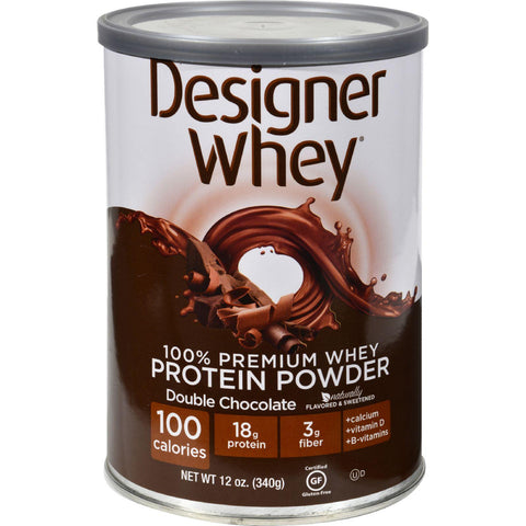 Designer Whey Protein Powder Double Chocolate - 12.7 Oz