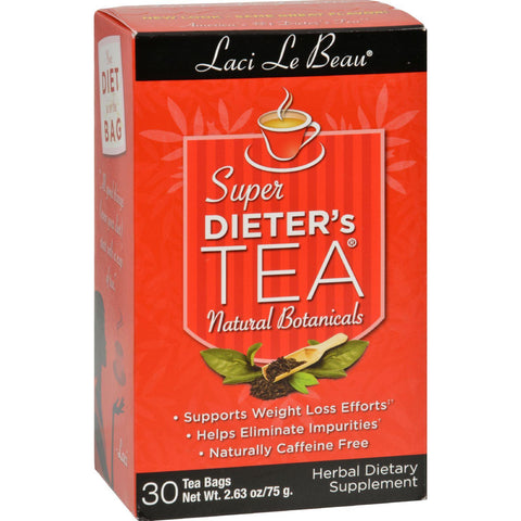Laci Le Beau Super Dieter's Tea All Natural Botanicals - 30 Tea Bags
