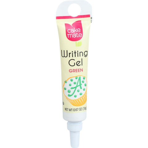 Cake Mate Decorating Gel - Green - .67 Oz - Case Of 6