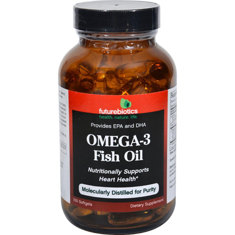 Futurebiotics Omega-3 Fish Oil - 100 Softgels