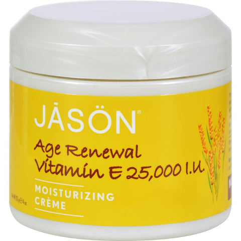 Jason Moisturizing Creme Vitamin E Age Renewal Fragrance Free - 25000 Iu - 4 Oz