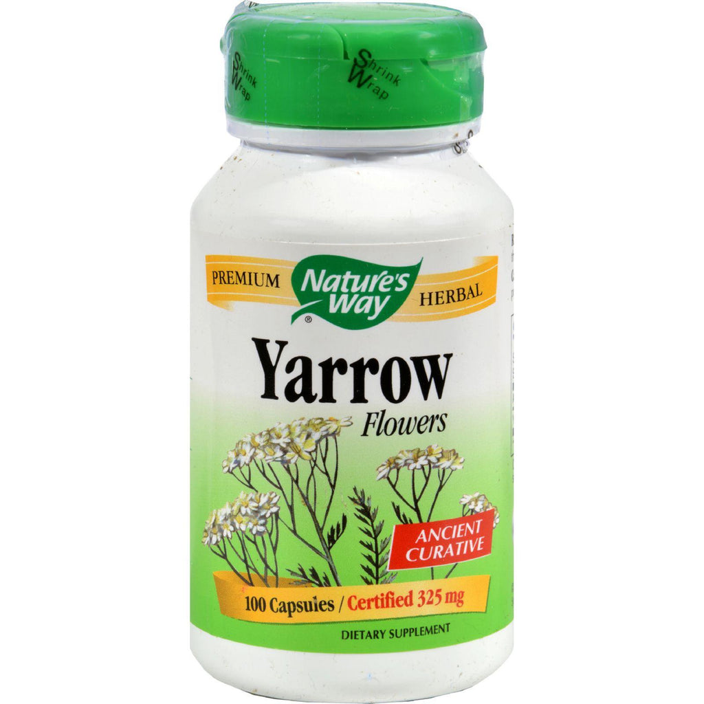 Nature's Way Yarrow Flower - 325 Mg - 100 Capsules