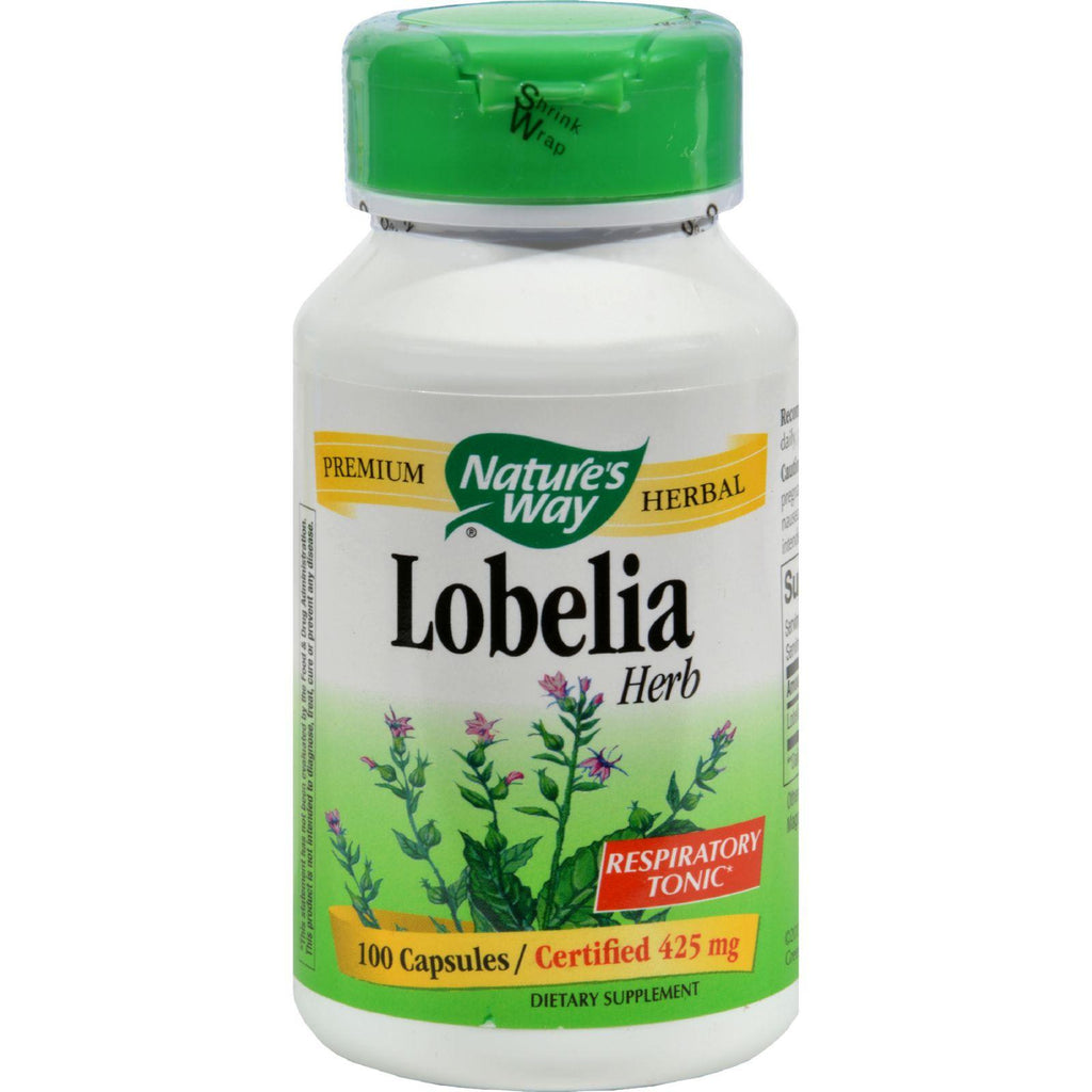 Nature's Way Lobelia Herb - 425 Mg - 100 Caps