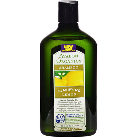 Avalon Organics Clarifying Shampoo Lemon With Shea Butter - 11 Fl Oz