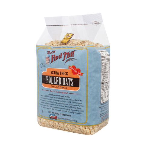 Bob's Red Mill Extra Thick Rolled Oats - 32 Oz - Case Of 4