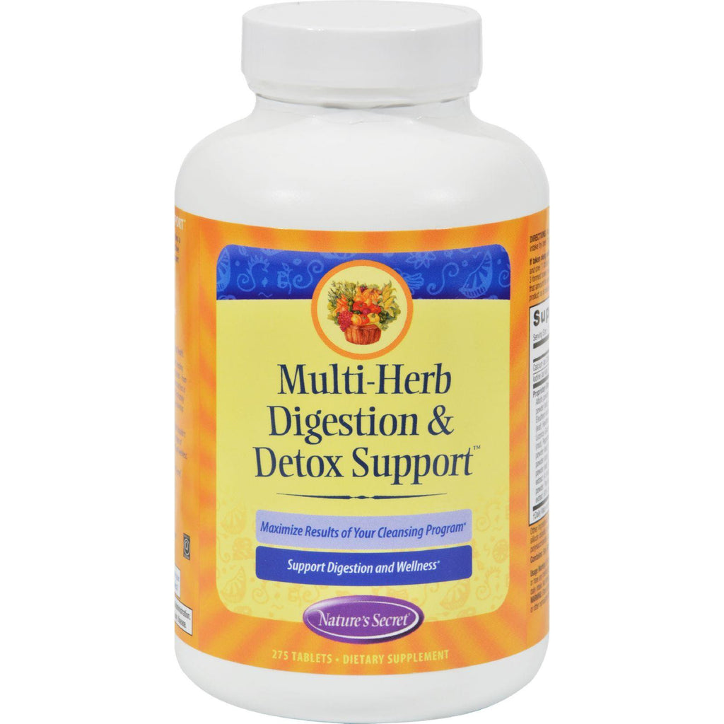 Nature's Secret Multi-herb Digestion And Detox Support - 275 Tablets