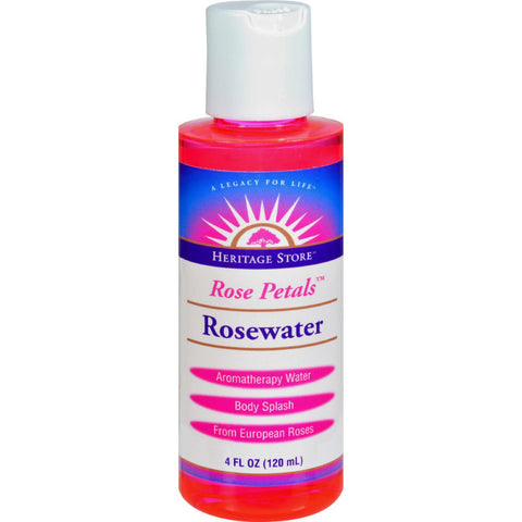 Heritage Products Rose Petals Rosewater - 4 Fl Oz