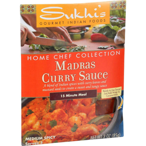 Sukhi's Gourmet Indian Food Madras Curry Paste - 3 Oz - Case Of 6