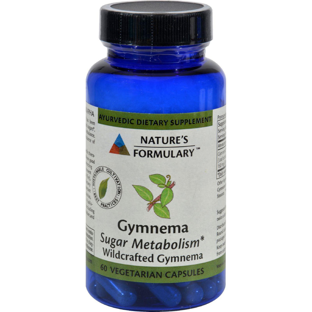 Nature's Formulary Gymnema - 60 Vegetarian Capsules