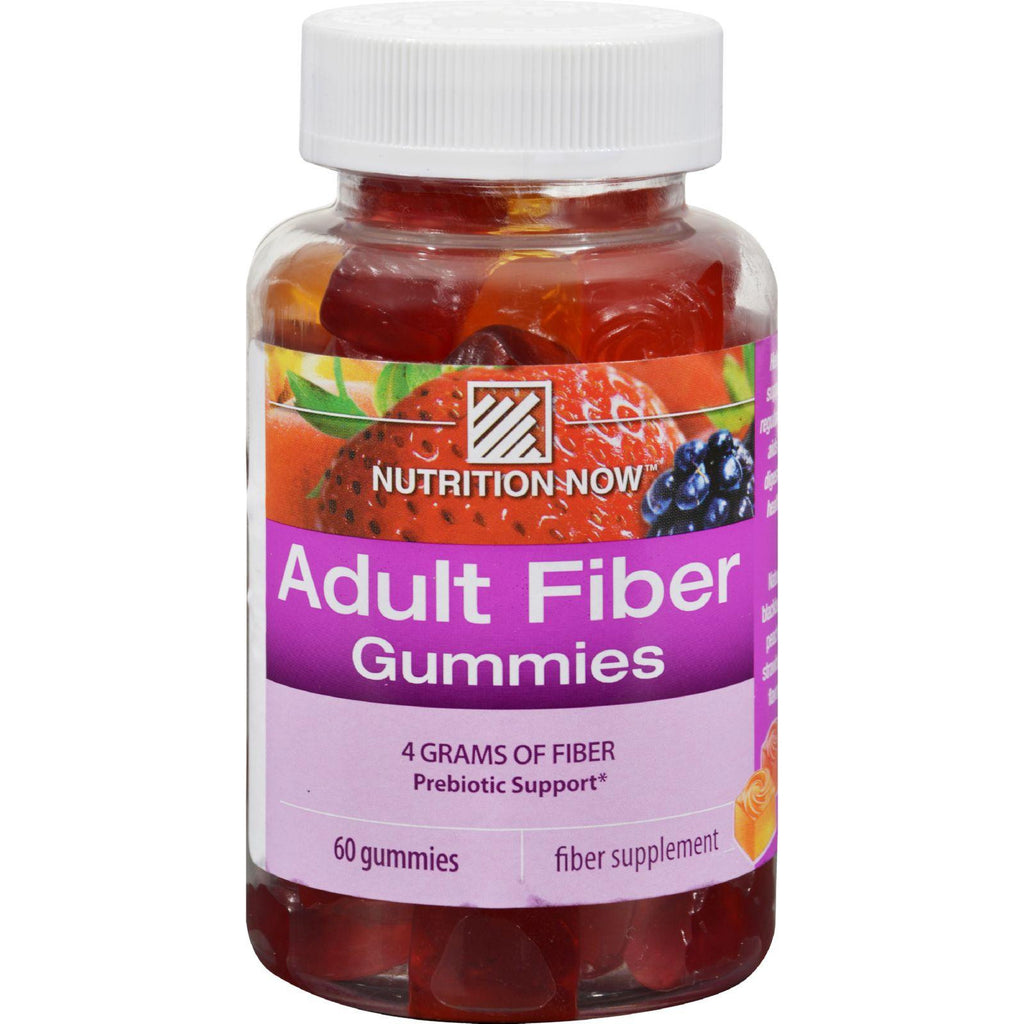 Nutrition Now Fiber Gummies Blackberry Peach And Strawberry - 60 Gummies