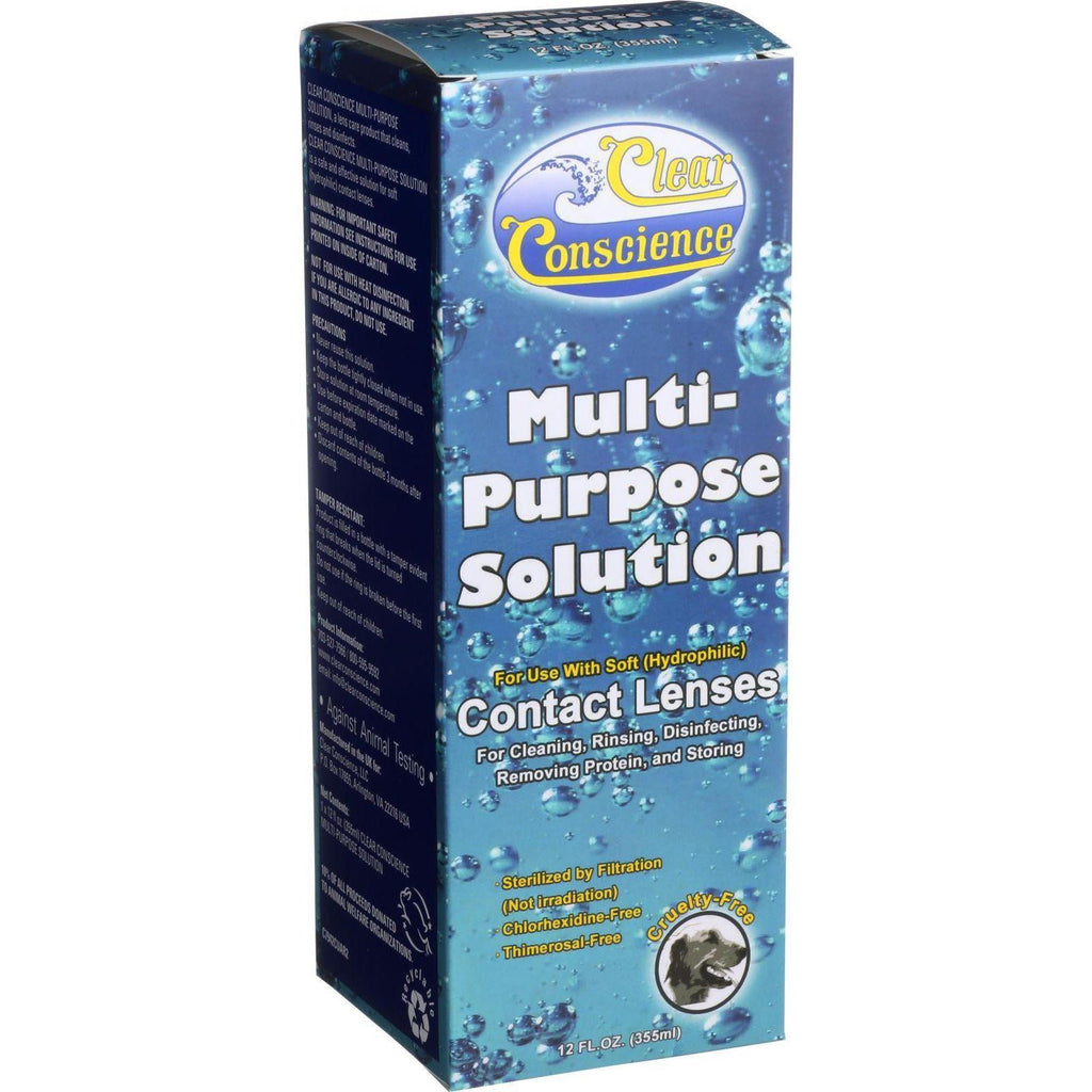 Clear Conscience Multi Purpose Contact Lens Solution - 12 Oz