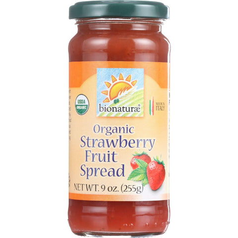 Bionaturae Fruit Spread - Organic - Strawberry - 9 Oz - Case Of 12