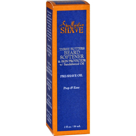 Sheamoisture Pre-shave Oil - Beard Softener And Skin Protector - Three Butters - Men - 2 Oz