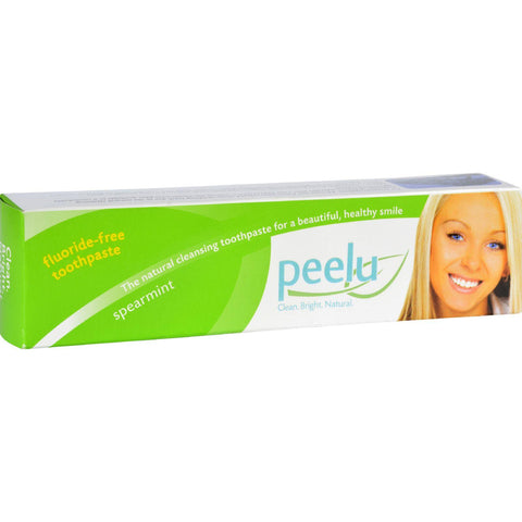Peelu Toothpaste - Fluoride Free - Spearmint - 7 Oz
