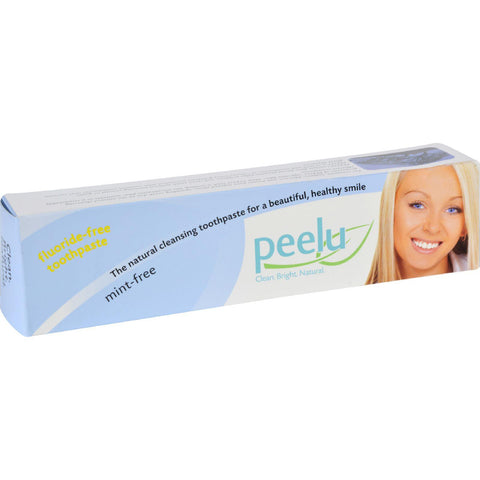 Peelu Toothpaste - Mint Free - 7 Oz