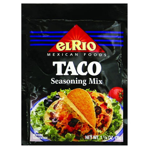 El Rio Seasoning Mix - Taco - 1.25 Oz - Case Of 20