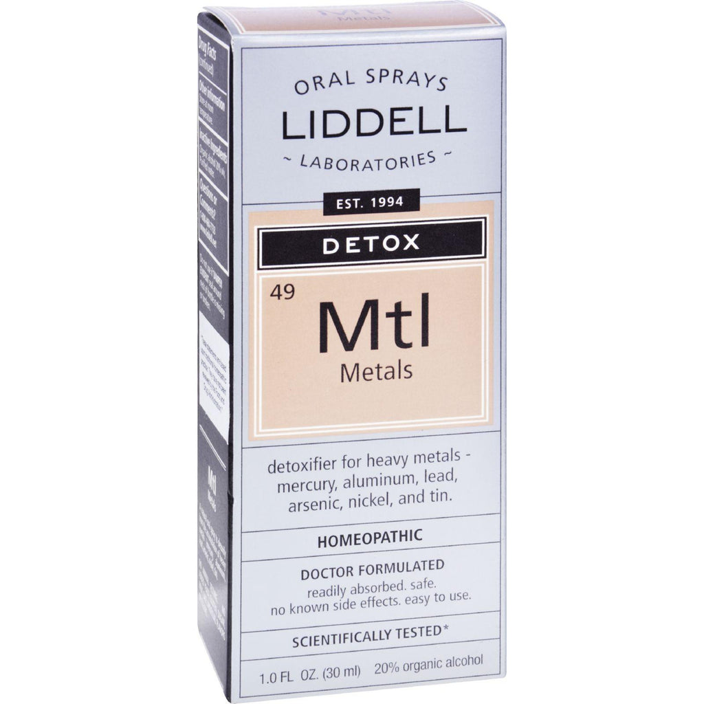Liddell Homeopathic Anti-tox Metals Spray - 1 Fl Oz