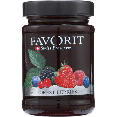 Favorit Preserves - Swiss - Forest Berry - 12.3 Oz - Case Of 6