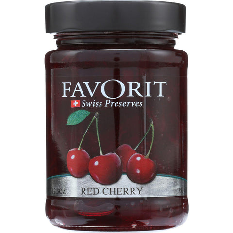 Favorit Preserves - Swiss - Red Cherry - 12.3 Oz - Case Of 6